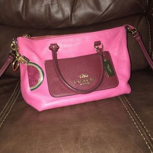 Coach Purse with Charm